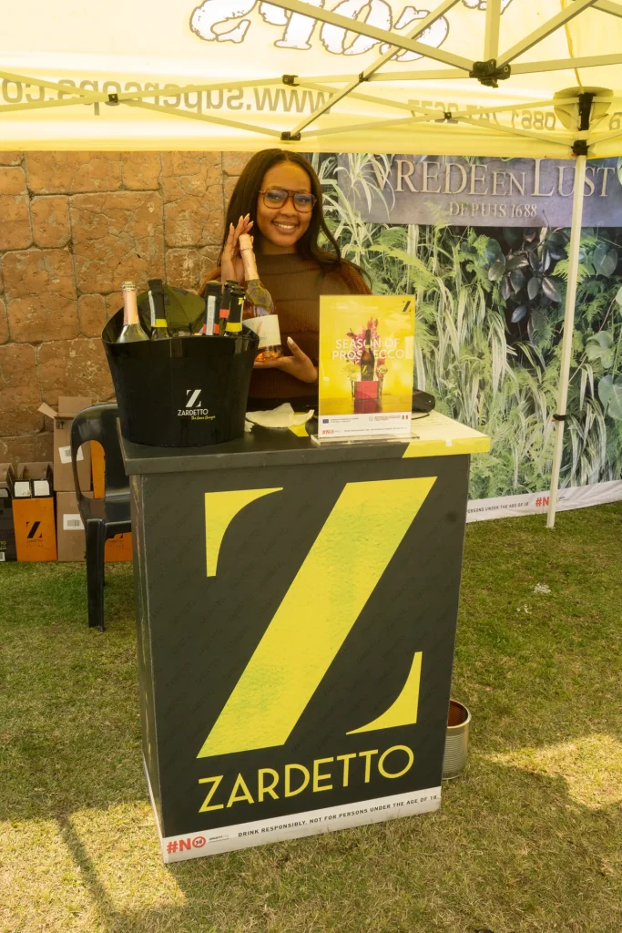 The Zardetto stand at BEN VINO Wine Festival, 114 on Waterhouse, Benoni, 5 September 2026
