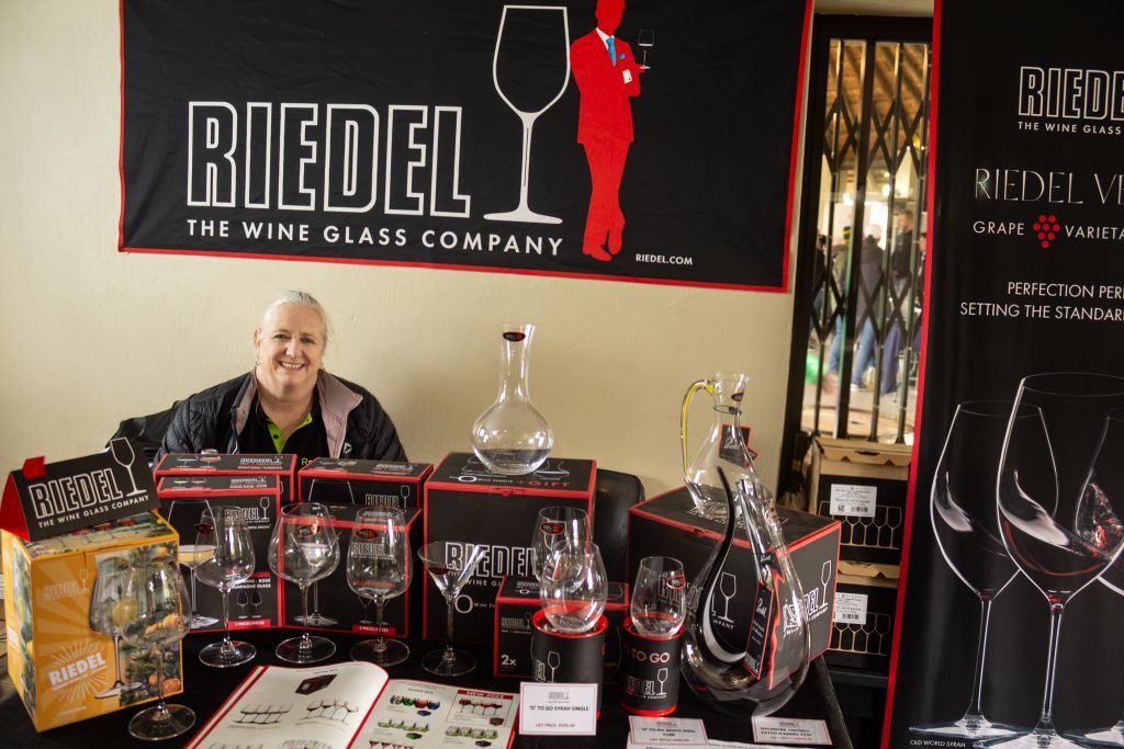 Riedel wine glasses and decanters at BEN VINO Wine Festival, 114 on Waterhouse, Benoni, 5 September 2026